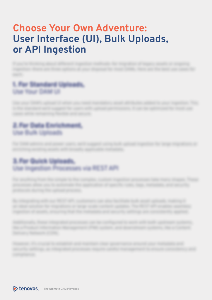 Tenovos Advanced Best Practices for Global Brands Chapter 3 3 Tenovos Advanced Best Practices for Global Brands Chapter 3 3